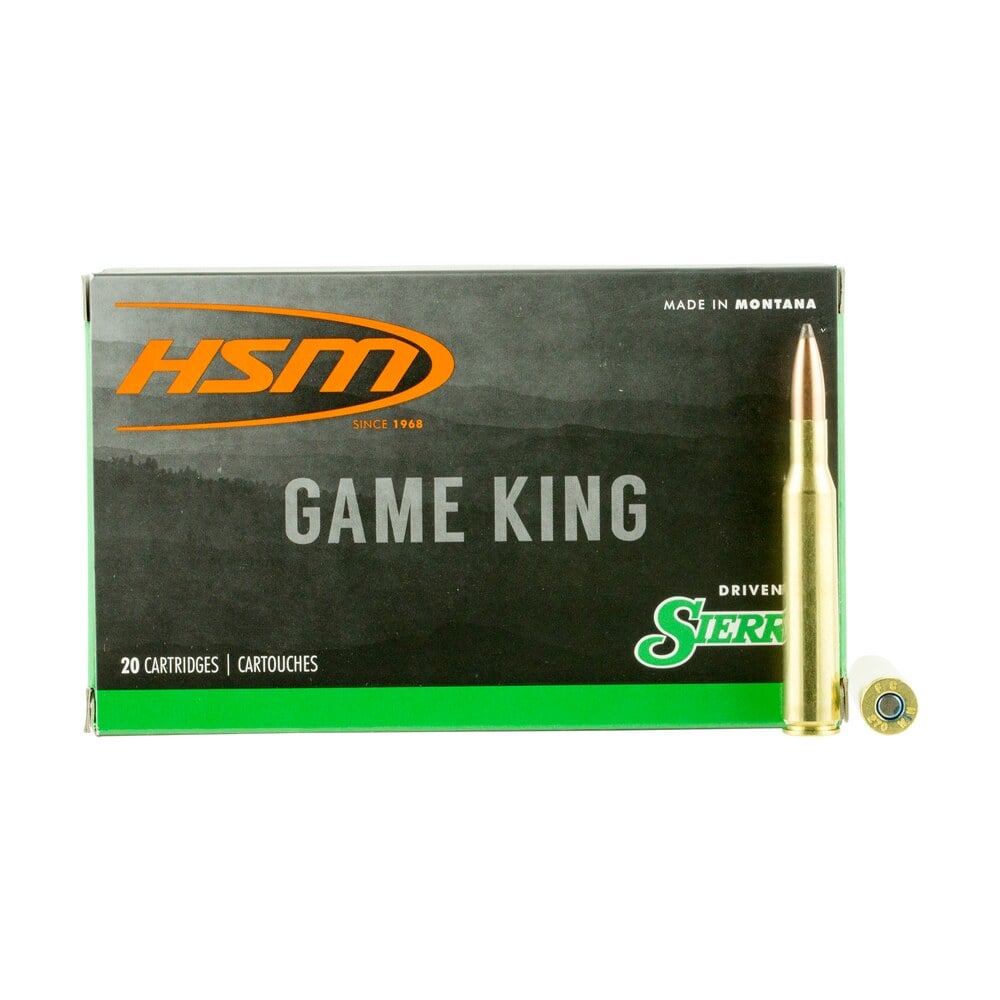 hsm 27012n game king 270 win 130 gr sierra gameking spitzer boat tail 20 per box/ 20 case HSM 27012N Game King 270 Win 130 gr Sierra GameKing Spitzer Boat Tail 20 Per Box/ 20 Case Sports South item 20825