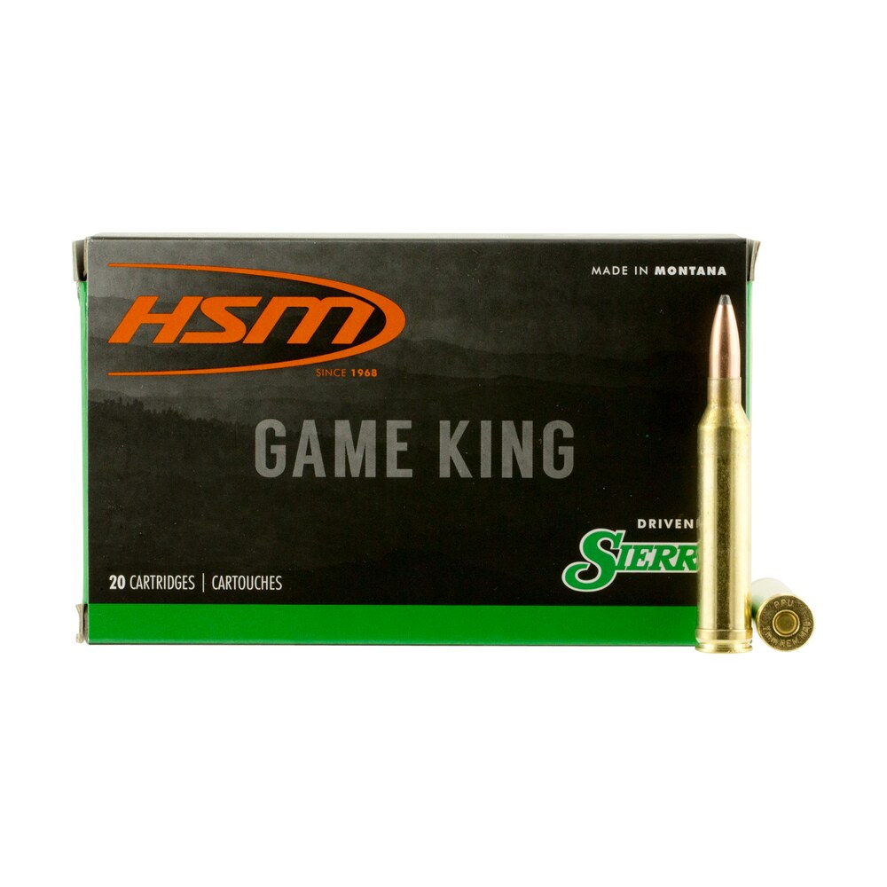 hsm 7mmmag23n game king 7mm rem mag 175 gr sierra gameking spitzer boat tail 20 per box/ 20 case HSM 7MMMAG23N Game King 7mm Rem Mag 175 gr Sierra GameKing Spitzer Boat Tail 20 Per Box/ 20 Sports South item 20837