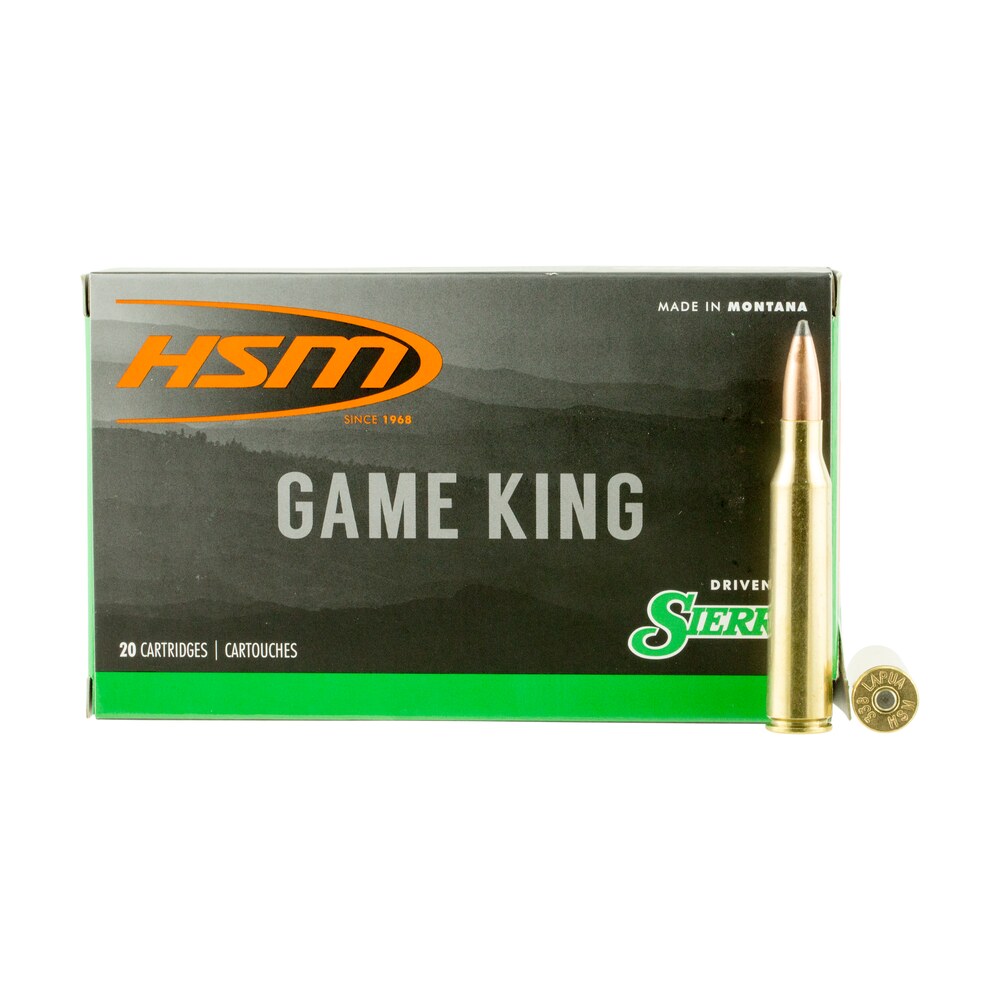 hsm 338lapua14n game king 338 lapua mag 215 gr sierra gameking spitzer boat tail 20 per box/ 20 case HSM 338LAPUA14N Game King 338 Lapua Mag 215 gr Sierra GameKing Spitzer Boat Tail 20 Per Box/ 20 Sports South item 21006