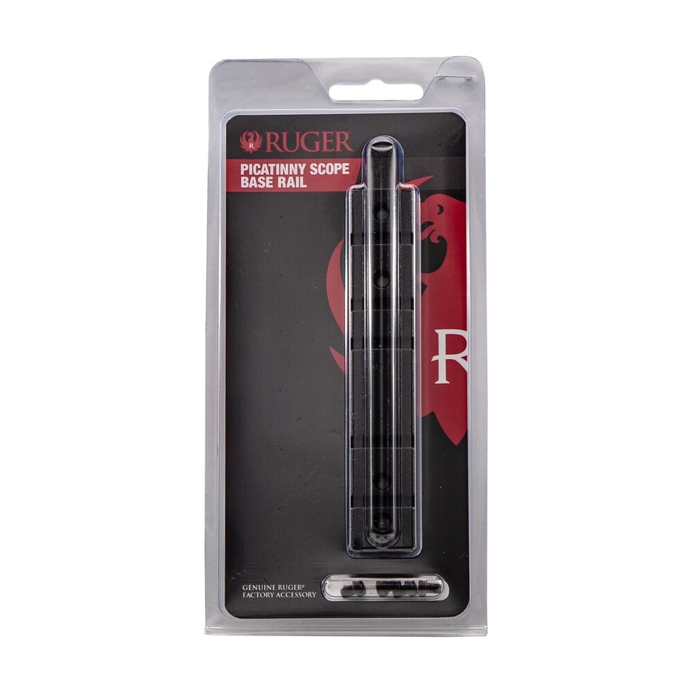 ruger 90329 scope base adapter black aluminum fits ruger 10/22 & 22 charger pistol tip off/weaver mount Ruger 90329 Scope Base Adapter Black Aluminum Sports South item 21051