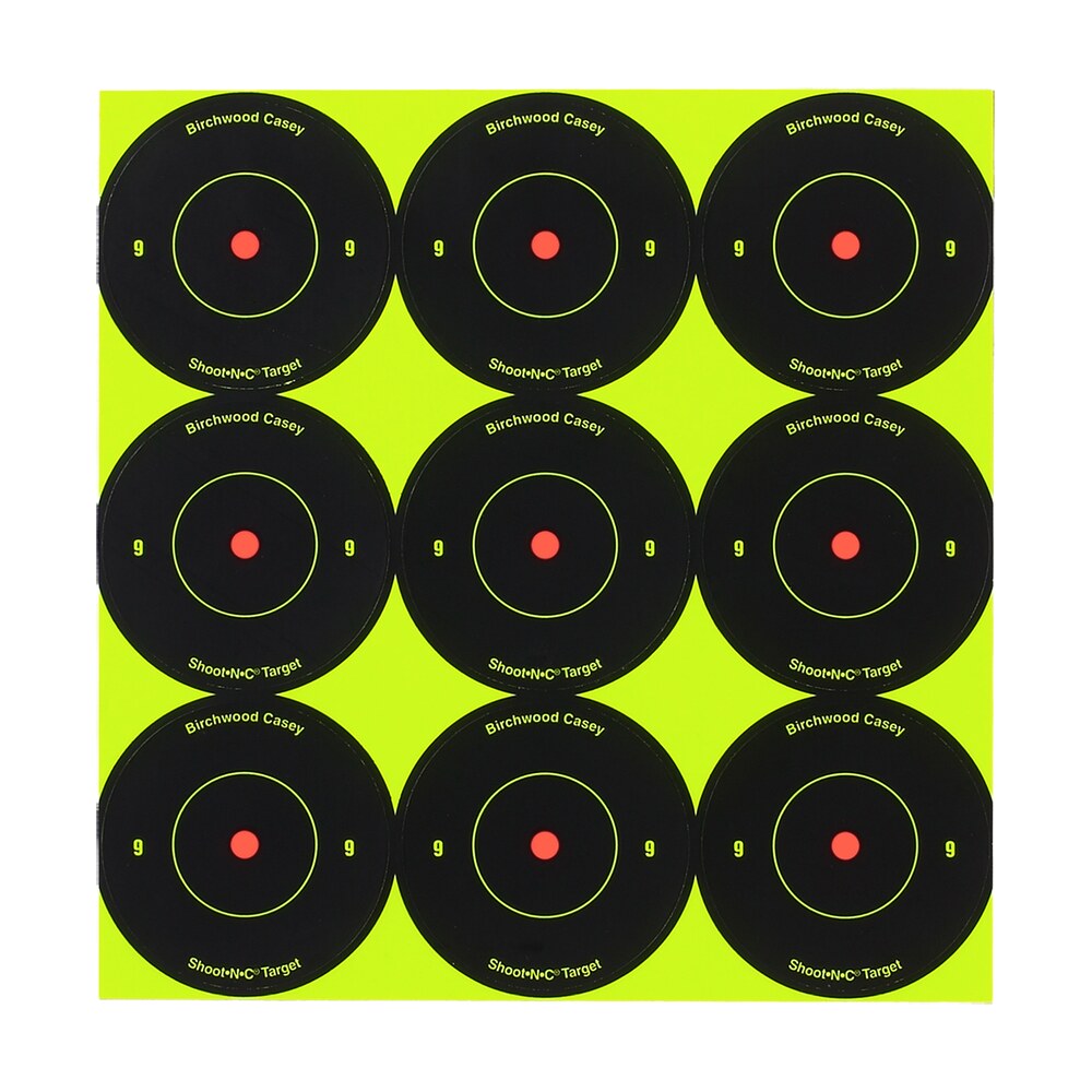 birchwood casey 34210 shoot n c reactive target self adhesive paper black/yellow 2″ bullseye 12 pack Birchwood Casey 34210 Shoot-N-C Reactive Target Self-Adhesive Paper Black/Yellow 2" Bullseye 12 Sports South item 22079