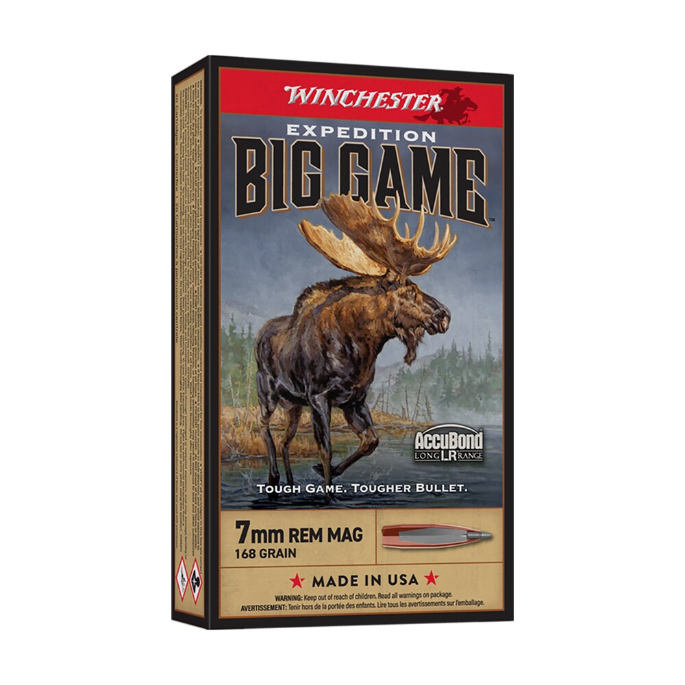 winchester ammo s7lr expedition big game long range 7mmremmag 168gr nosler accubond long range 20 per box/10 case Winchester Ammo S7LR Expedition Big Game Long Range 7mmRemMag 168gr Nosler AccuBond Long Range Sports South item 22369