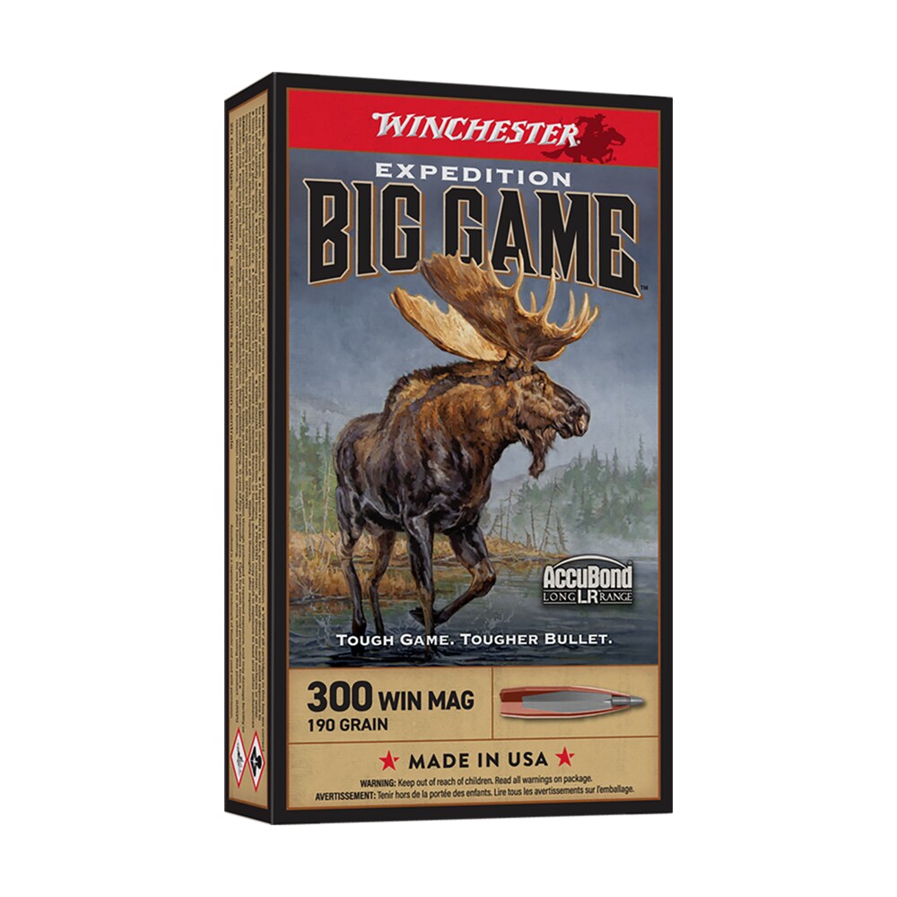 winchester ammo s300lr expedition big game long range 300winmag 190gr nosler accubond long range 20 per box/10 case Winchester Ammo S300LR Expedition Big Game Long Range 300WinMag 190gr Nosler AccuBond Long Sports South item 22372