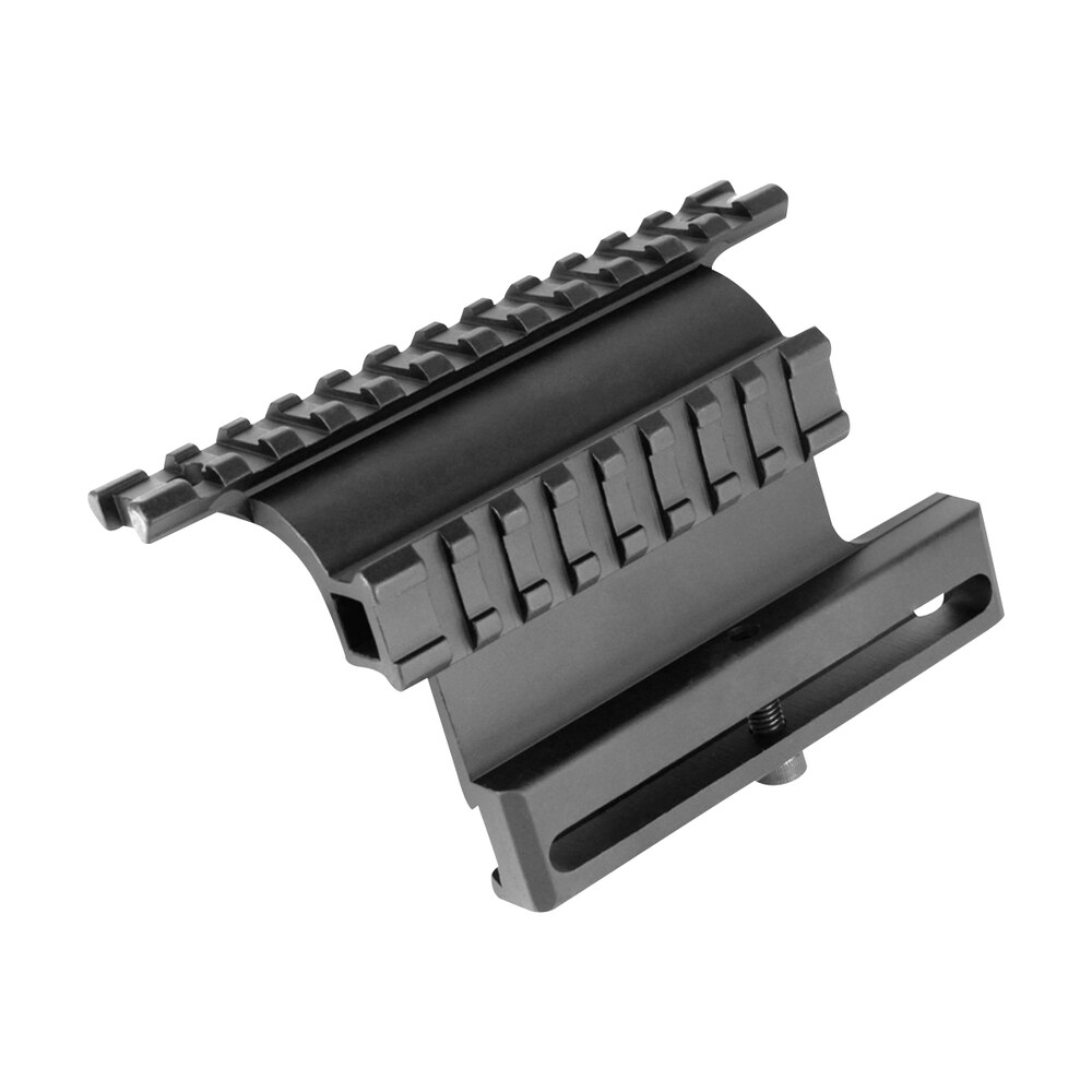 aim sports mk007 ak double side rail mount side mount black anodized aluminum fits ak 47 1913 picatinny rail mount Aim Sports MK007 AK Double Side Rail Mount Side Mount Black Anodized Aluminum Sports South item 22641