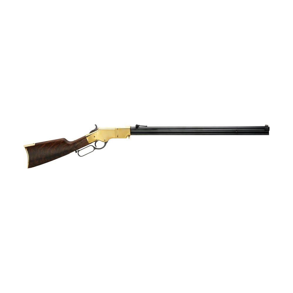 henry h011c original full size 45 colt (long colt) 13+1 24.50″ blued octagon barrel, polished brass receiver, fancy american walnut wood stock, brass buttplate/pad right hand Henry H011C Original Full Size 45 Colt (Long Colt) 13+1 24.50" Blued Octagon Sports South item 22735
