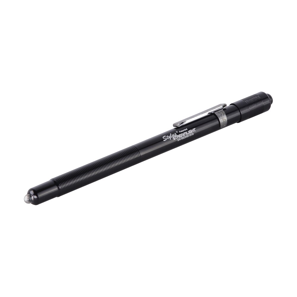 streamlight 65006 stylus penlight black anodized 2 lumens red led Streamlight 65006 Stylus PenLight Black Anodized 2 Lumens Red LED Sports South item 23292