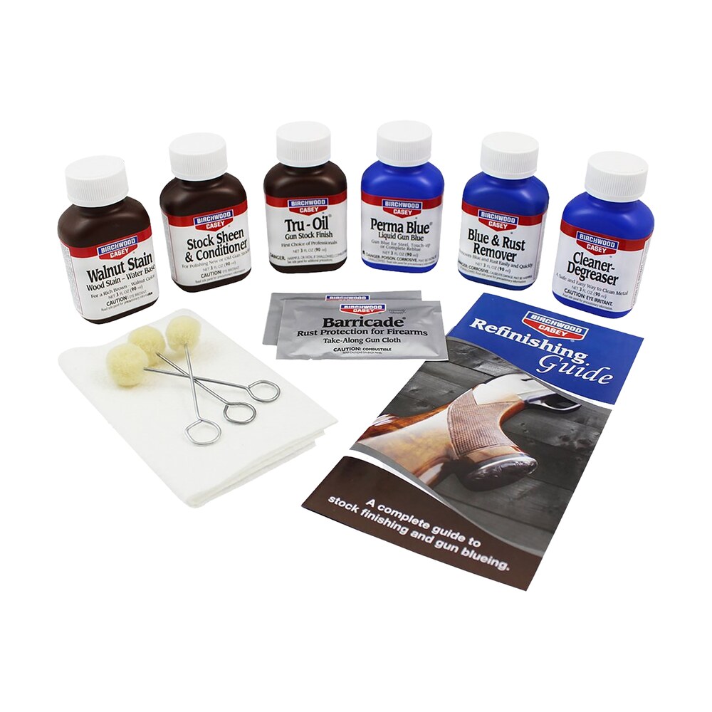 birchwood casey 20001 deluxe perma blue & tru oil gun stock finishing kit Birchwood Casey 20001 Deluxe Perma Blue & Tru-Oil Gun Stock Finishing Kit Sports South item 23433