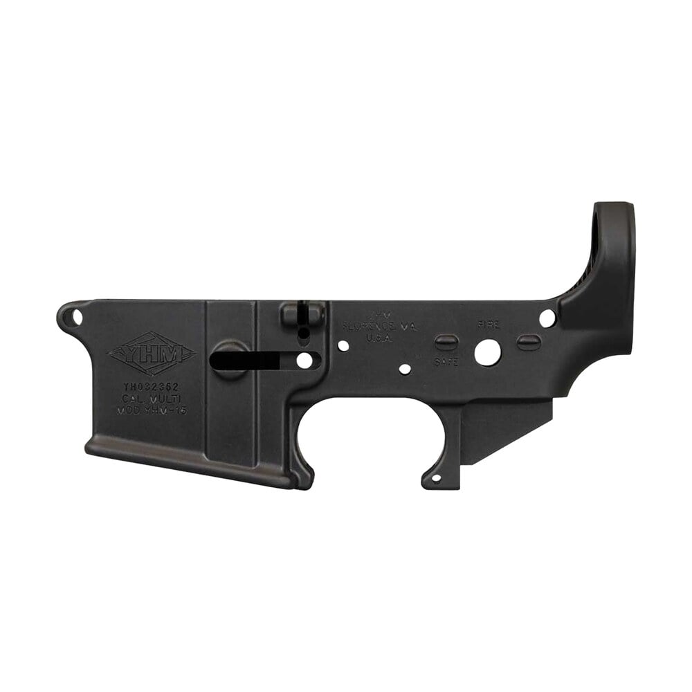 yankee hill 125 stripped lower receiver 5.56x45mm nato 7075 t6 aluminum black anodized for ar 15 Yankee Hill 125 Stripped Lower Receiver 5.56x45mm NATO 7075-T6 Aluminum Black Anodized for Sports South item 2357