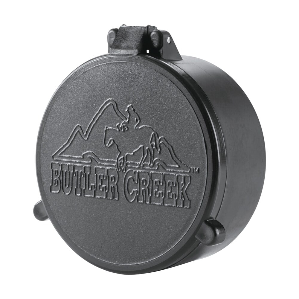 butler creek 30310 flip open objective scope cover 50.70mm obj. size 31 black polymer Butler Creek 30310 Flip-Open Objective Scope Cover 50.70mm Obj. Size 31 Black Polymer Sports South item 23830