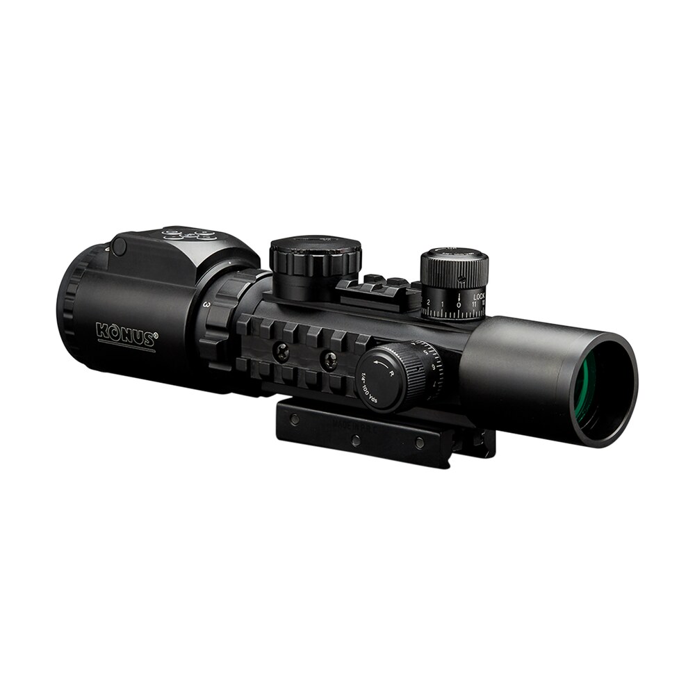 konus 7170 konuspro as 34 matte black 2 6x28mm 34mm tube dual illuminated green/red engraved mil dot reticle features bubble level Konus 7170 KonusPro AS-34 Matte Black 2-6x28mm 34mm Tube Dual Illuminated Green/Red Engraved Sports South item 23879