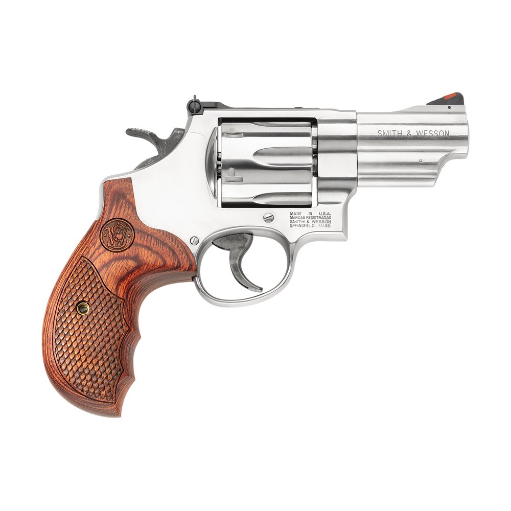 smith & wesson 150715 model 629 deluxe 44 rem mag or 44 s&w spl stainless steel 3″ barrel & 6rd cylinder, satin stainless steel n frame, textured wood grip Smith & Wesson 150715 Model 629 Deluxe 44 Rem Mag or 44 S&W Spl Stainless Steel 3" Sports South item 23982