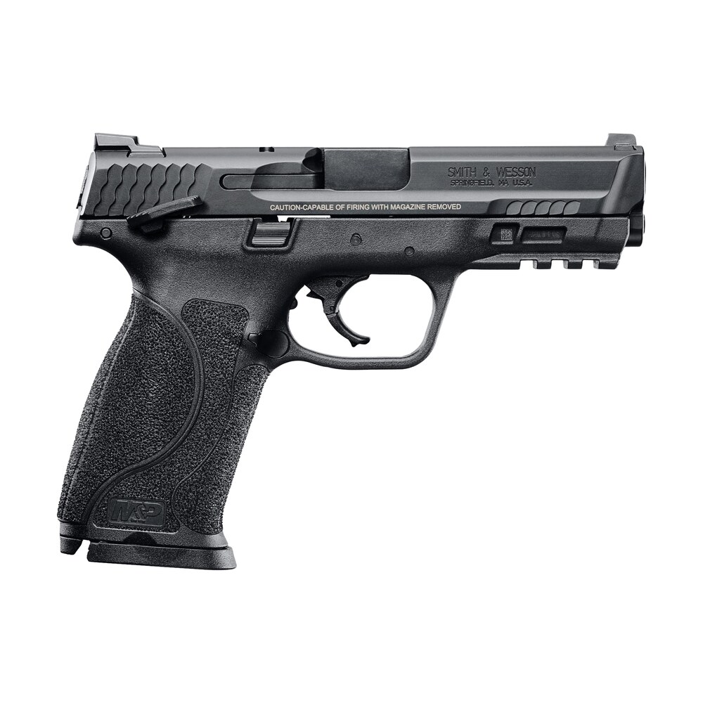 smith & wesson 11526 m&p m2.0 full size 45 acp 10+1, 4.60″ black armornite stainless steel barrel & serrated slide, matte black polymer frame w/picatinny rail Smith & Wesson 11526 M&P M2.0 Full Size 45 ACP 10+1, 4.60" Black Armornite Stainless Sports South item 24043