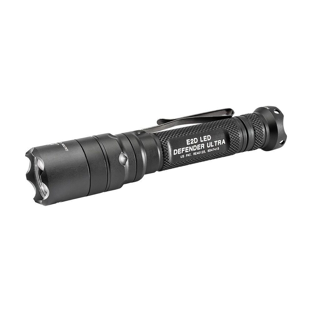 surefire e2dlua e2d defender ultra black anodized 5/1,000 lumens white led SureFire E2DLUA E2D Defender Ultra Black Anodized 5/1,000 Lumens White LED Sports South item 24054