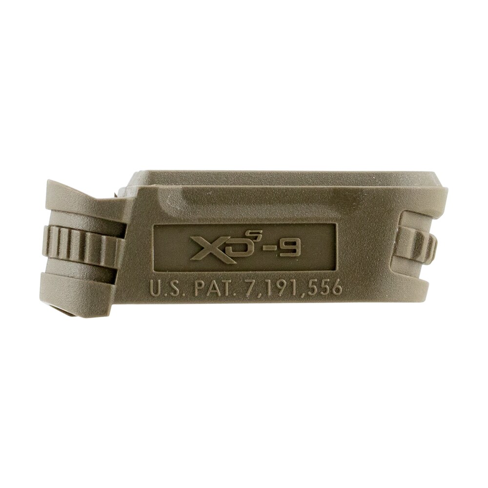 springfield armory xds5901mfde backstrap sleeve made of polymer with flat dark earth finish & 1 piece design for 9mm luger springfield xd s with #1 backstrap & 3.30″ barrel Springfield Armory XDS5901MFDE Backstrap Sleeve made of Polymer Sports South item 24266