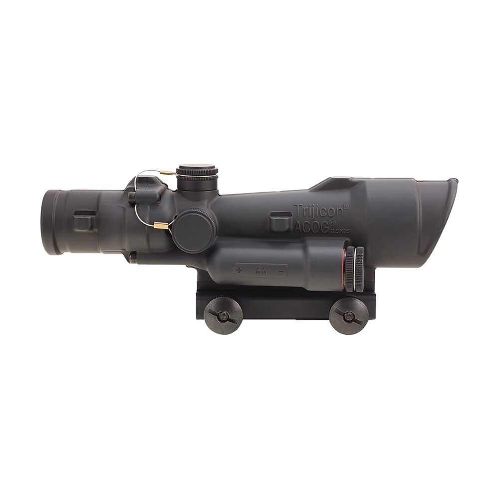 trijicon 100496 acog od green 3.5x, 35mm 30mm 35mm tube illuminated green led crosshair .223/5.56 bdc reticle Trijicon 100496 ACOG OD Green 3.5x, 35mm 30mm-35mm Tube Illuminated Green LED Crosshair Sports South item 24498