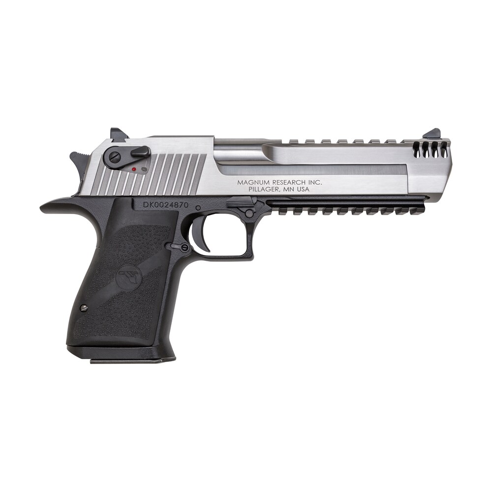 magnum research de357asimb desert eagle mark xix l6 357 mag 6″ 9+1 black hardcoat anodized aluminum frame stainless steel slide black polymer grip Magnum Research DE357ASIMB Desert Eagle Mark XIX L6 357 Mag 6" 9+1 Black Hardcoat Anodized Sports South item 24758