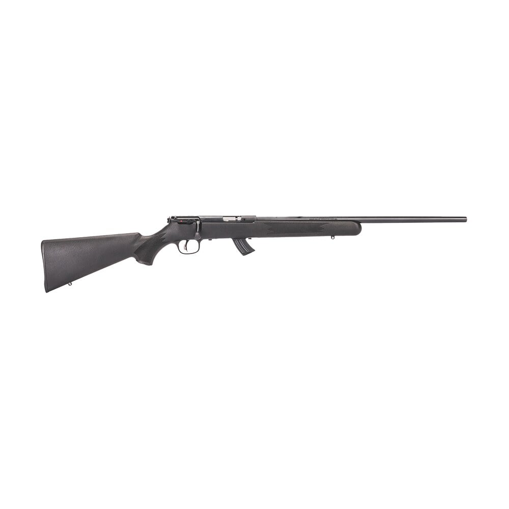 savage arms 26702 mark ii f full size 17 hm2 10+1 21″ matte black button rifled barrel, matte black drilled & tapped carbon steel receiver, matte black fixed synthetic stock, right hand Savage Arms 26702 Mark II F Full Size 17 HM2 10+1 21" Matte Black Button Rifled Sports South item 24895