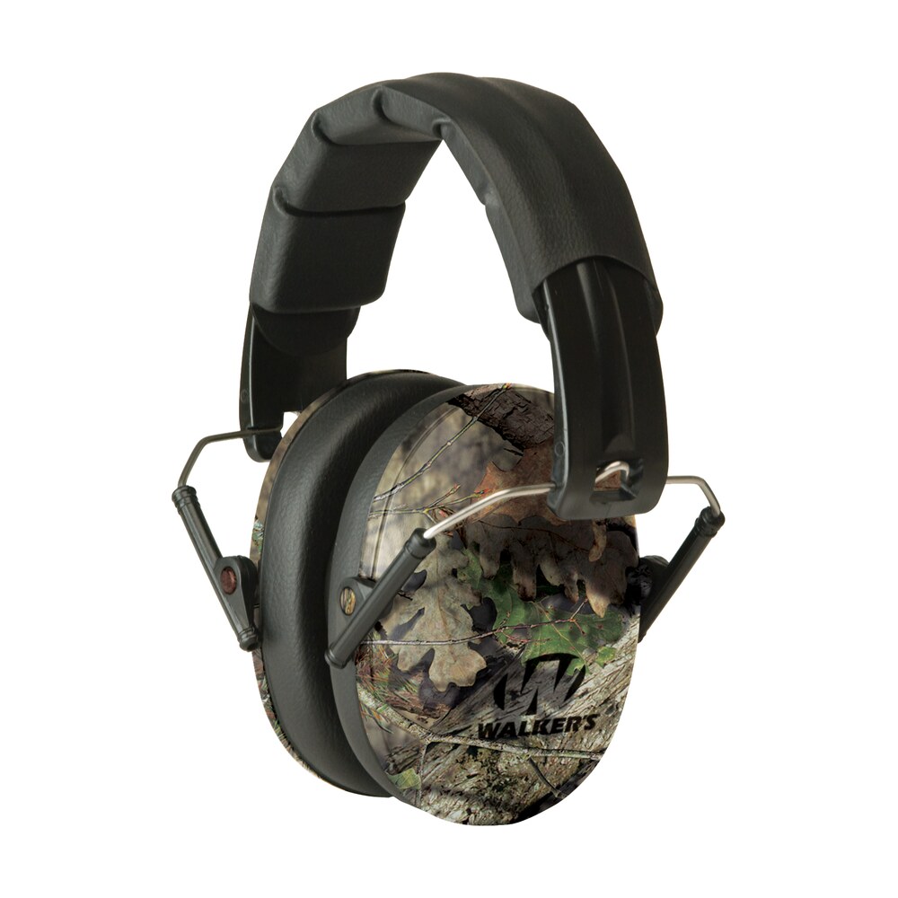 walker’s gwpfpm1cmo pro low profile passive muff 22 db over the head mossy oak/black polymer Walker's GWPFPM1CMO Pro Low Profile Passive Muff 22 dB Over the Head Mossy Oak/Black Polymer Sports South item 24933