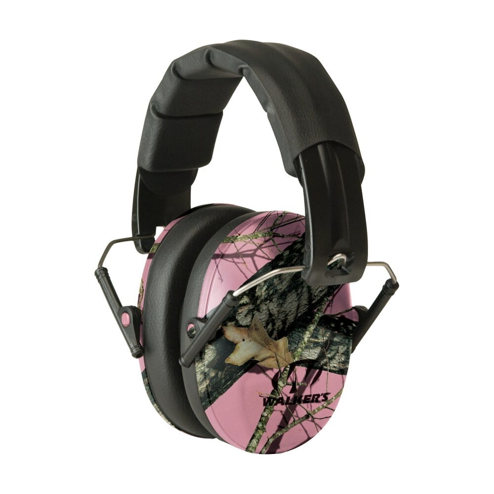 walker’s gwpfpm1pkmo pro low profile passive muff 22 db over the head mossy oak/pink polymer Walker's GWPFPM1PKMO Pro Low Profile Passive Muff 22 dB Over the Head Mossy Oak/Pink Polymer Sports South item 24934