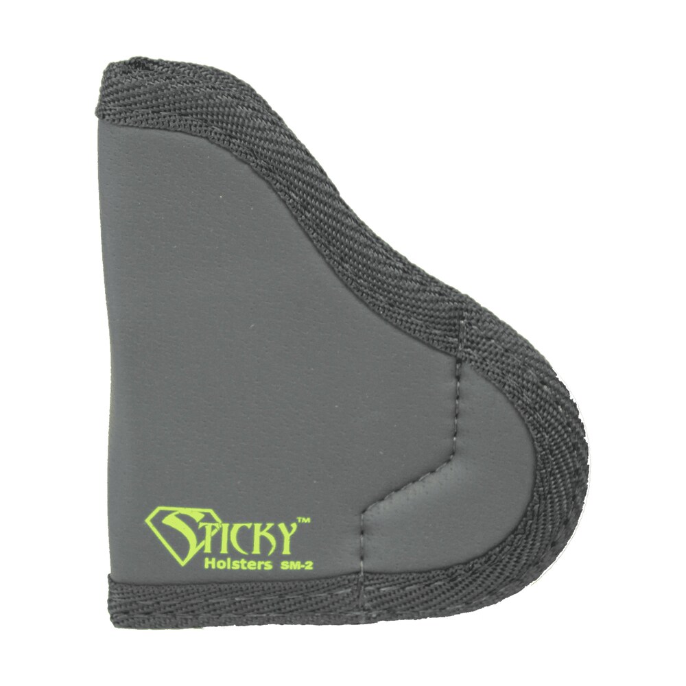 sticky holsters sm2 sm 2 iwb size 2 black/green latex free rubber fits ruger lcp/.380 semi auto/taurus p238 fits up to 2.50″ barrel ambidextrous Sticky Holsters SM2 SM-2 IWB Size 2 Black/Green Latex Free Rubber Sports South item 25488