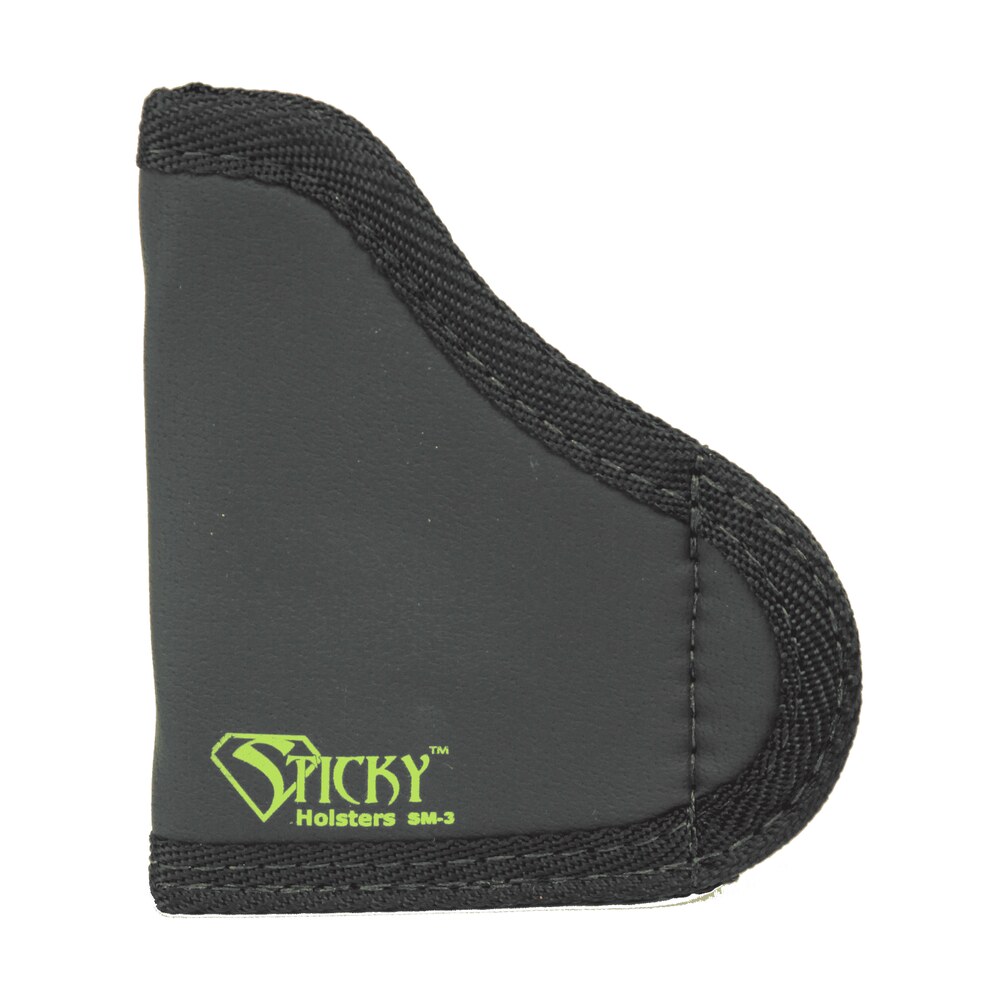 sticky holsters sm3 sm 3 iwb size 3 black/green latex free rubber fits .380 semi auto w/laser fits up to 2.75″ barrel ambidextrous Sticky Holsters SM3 SM-3 IWB Size 3 Black/Green Latex Free Rubber Sports South item 25489