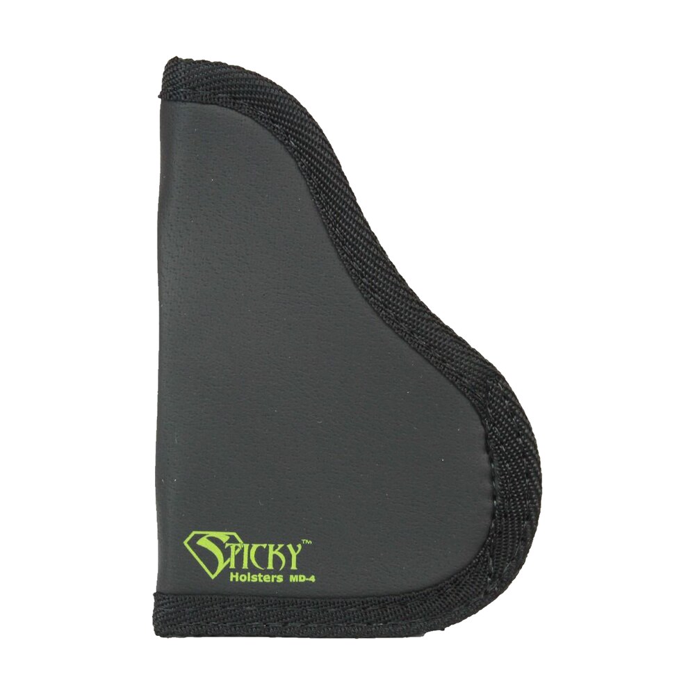 sticky holsters md4modlas md 4 black/green latex free rubber fits med semi auto with laser ambidextrous Sticky Holsters MD4MODLAS MD-4 Black/Green Latex Free Rubber Sports South item 25498