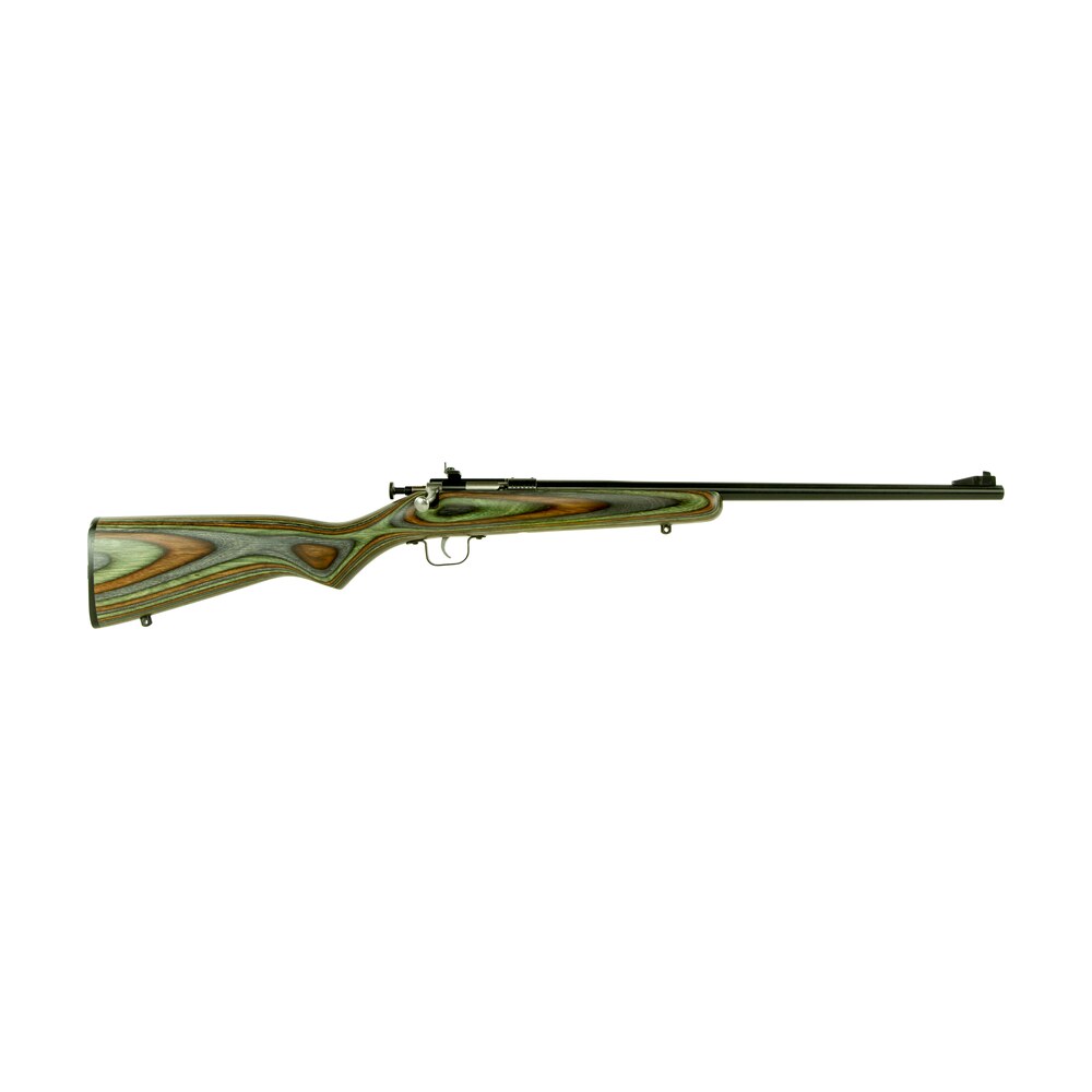 crickett ksa2252 youth 22 lr 1rd 16.12″ blued barrel & receiver, fixed front/adjustable rear peep sights, camo laminate stock w/11.5″ lop, rebounding firing pin safety Crickett KSA2252 Youth 22 LR 1rd 16.12" Blued Barrel & Receiver, Fixed Front/Adjustable Sports South item 25734