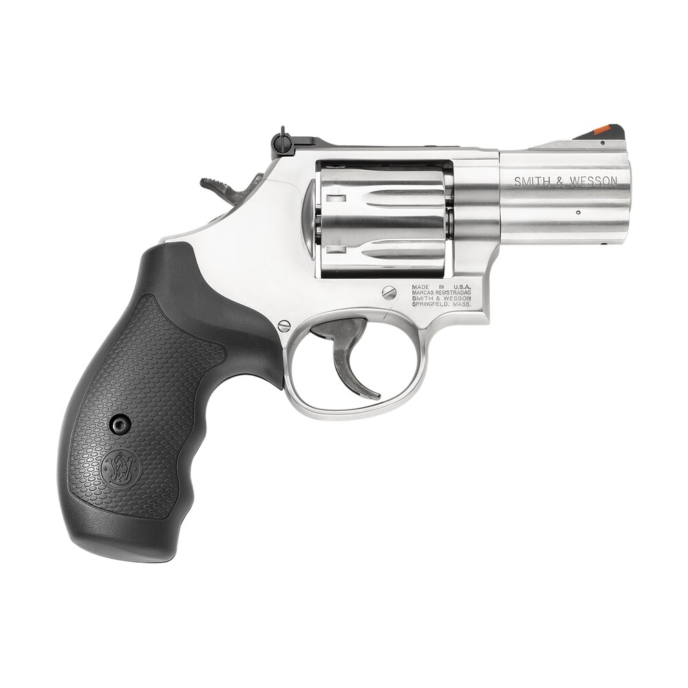 smith & wesson 164192 model 686 plus 357 mag or 38 s&w spl +p stainless steel 2.50″ barrel, 7 shot, satin stainless steel l frame, red ramp front/adjustable white outline rear sights, internal lock Smith & Wesson 164192 Model 686 Plus 357 Mag or 38 S&W Spl +P Stainless Steel 2.50" Sports South item 26250