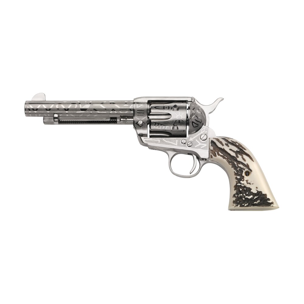 taylors & company og1407 1873 cattle brand 357 mag 6rd 5.50″ nickel engraved imitation stag grip Taylors & Company OG1407 1873 Cattle Brand 357 Mag 6rd 5.50" Nickel Engraved Imitation Stag Sports South item 27128