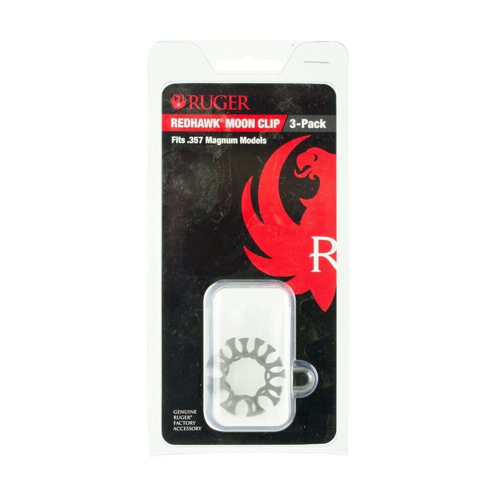 ruger 90634 moon clip full ruger redhawk 357 mag 8rd stainless steel 3 per pack Ruger 90634 Moon Clip Full Ruger Redhawk 357 Mag 8rd Stainless Steel 3 Per Pack Sports South item 27182