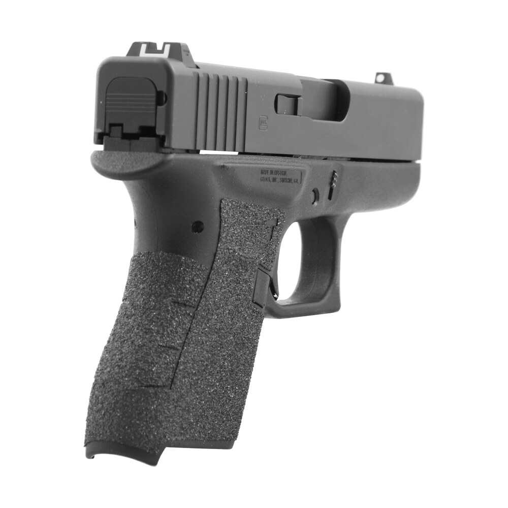 talon grips 100g adhesive grip compatible w/glock 43, black aggressive textured granulate Talon Grips 100G Adhesive Grip Compatible Sports South item 27192