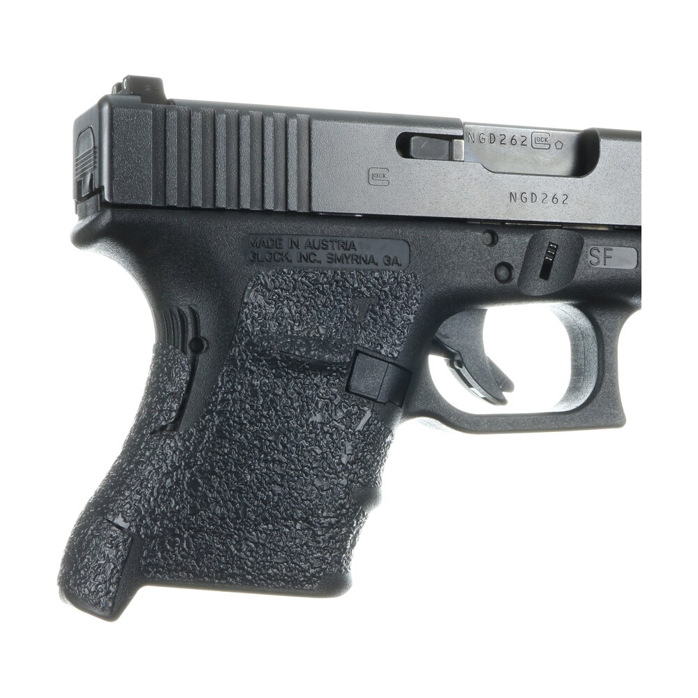 talon grips 107r adhesive grip compatible w/ glock 29sf/30sf/30s/36 gen3, black textured rubber Talon Grips 107R Adhesive Grip Compatible Sports South item 27237