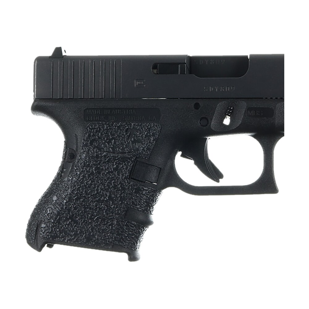 talon grips 117r adhesive grip compatible w/glock 26/27/28/33/39 gen4 w/medium backstrap, black textured rubber Talon Grips 117R Adhesive Grip Compatible Sports South item 27288