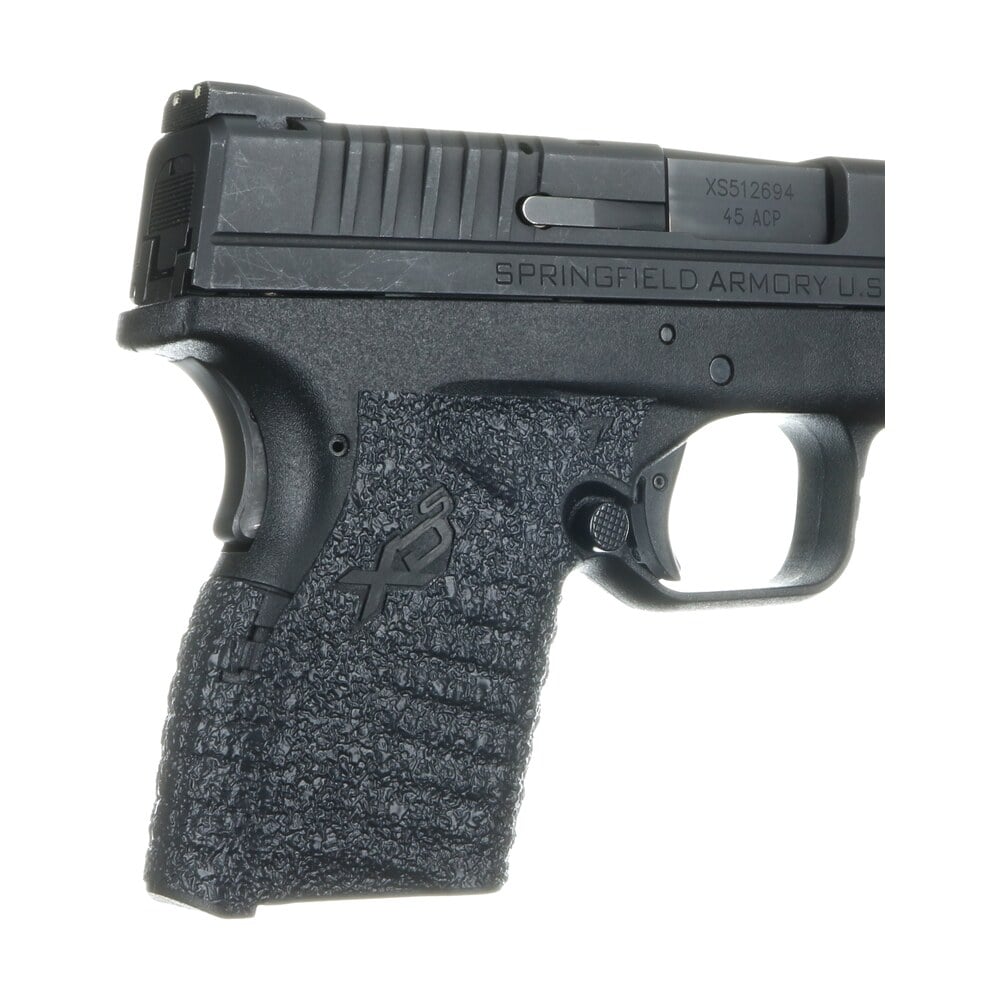 talon grips 207r adhesive grip textured black rubber for springfield xd s 9,40,45 with small backstrap Talon Grips 207R Adhesive Grip Textured Black Rubber for Springfield XD-S 9,40,45 Sports South item 27300