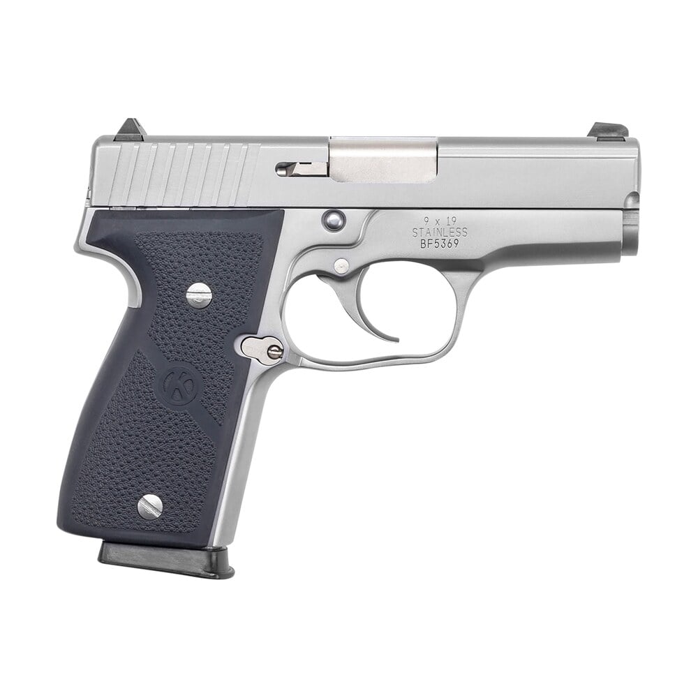 kahr arms k9093a k9 9mm luger 7+1/8+1 3.47″ stainless polygonal rifled barrel, matte serrated stainless steel slide, matte stainless steel frame, black textured wraparound polymer grip, right hand Kahr Arms K9093A K9 9mm Luger 7+1/8+1 3.47" Stainless Polygonal Rifled Sports South item 27370