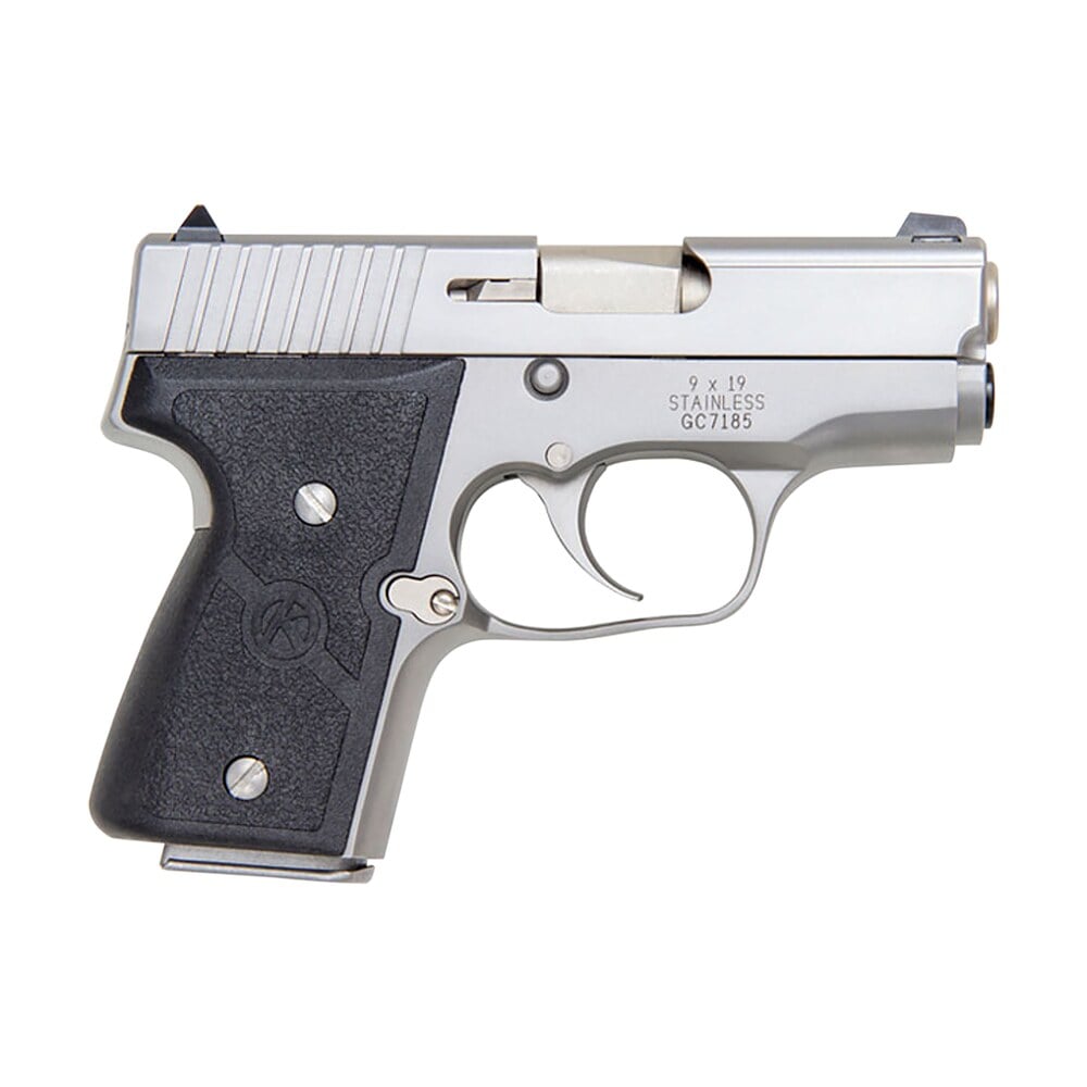 kahr arms m9093a mk *ca compliant 9mm luger caliber with 3″ barrel, 6+1 or 7+1 capacity, overall matte stainless steel finish, serrated slide & textured wraparound black nylon grip Kahr Arms M9093A MK *CA Compliant 9mm Luger Caliber Sports South item 27405