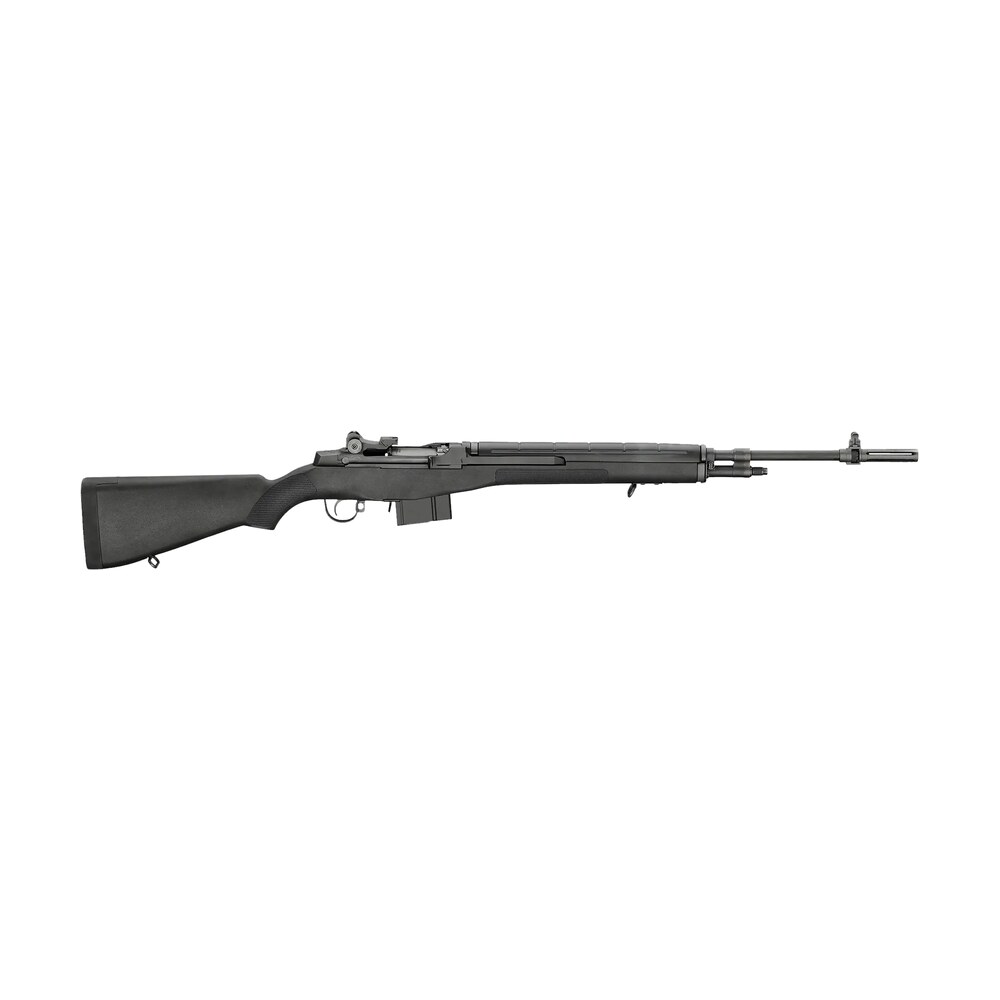 springfield armory ma9106 m1a standard issue 308 win/7.62x51mm 10+1 22″ black parkerized steel barrel w/flash suppressor, black parkerized steel receiver, fixed black synthetic stock Springfield Armory MA9106 M1A Standard Issue 308 Win/7.62x51mm 10+1 22" Black Parkerized Steel Sports South item 27446