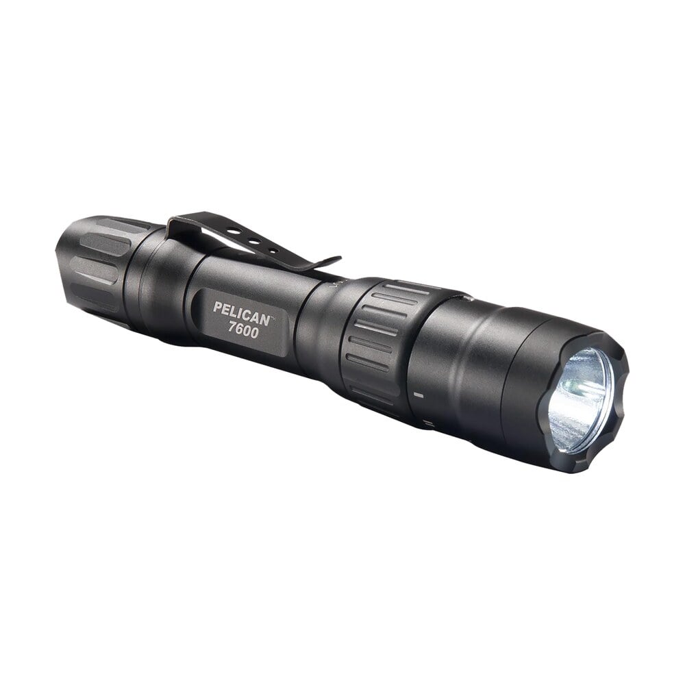 pelican 7600 tactical flashlight black anodized 37/479/944 lumens white/red/green led Pelican 7600 Tactical Flashlight Black Anodized 37/479/944 Lumens White/Red/Green LED Sports South item 28129
