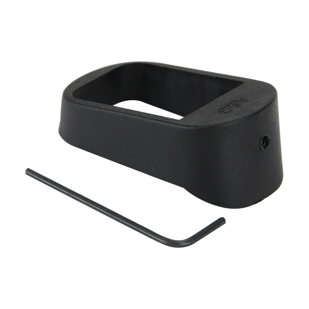 pachmayr 03850 mag sleeve compatible w/glock 17/22/31 mags to fit glock 19/23/32 models, black polymer Pachmayr 03850 Mag Sleeve Compatible Sports South item 28351