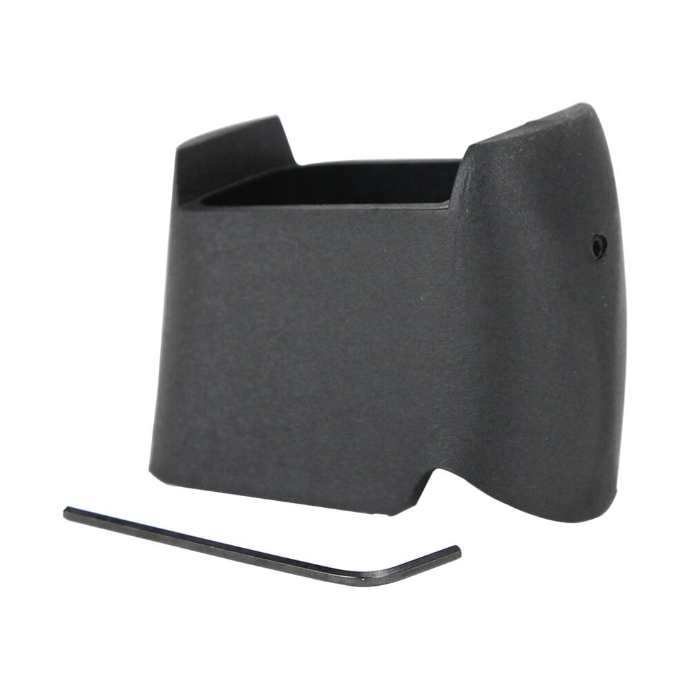 pachmayr 03851 mag sleeve compatible w/glock 17/22 mags to fit glock 26/27 models, black polymer Pachmayr 03851 Mag Sleeve Compatible Sports South item 28352
