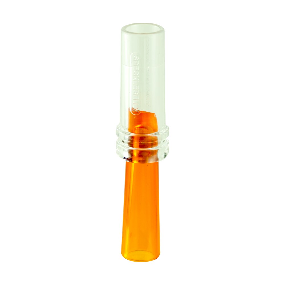 duck commander dcsprck specklebelly single reed specklebelly sounds attracts geese clear/orange acrylic Duck Commander DCSPRCK Specklebelly Single Reed Specklebelly Sounds Attracts Geese Clear/Orange Sports South item 28513