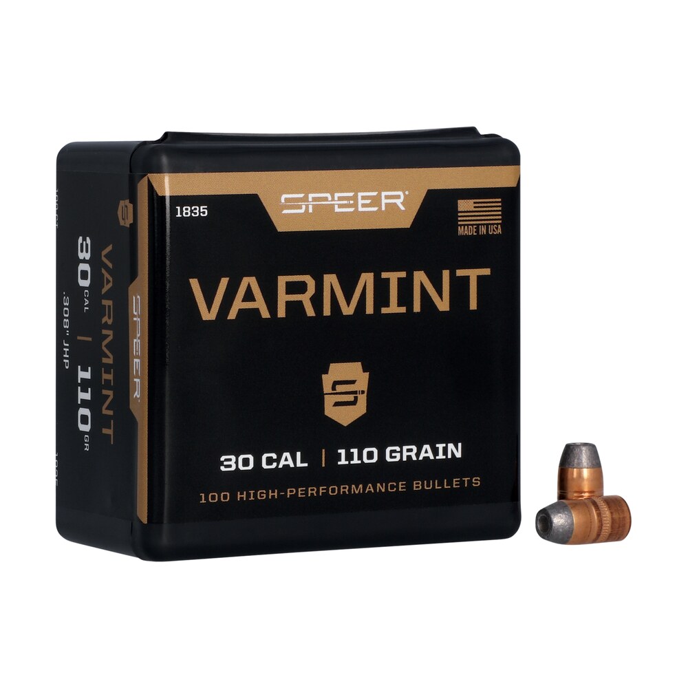 speer 1835 varmint 30cal 110gr jacketed hollow point 100 per box/5 case Speer 1835 Varmint 30Cal 110gr Jacketed Hollow Point 100 Per Box/5 Case Sports South item 29055