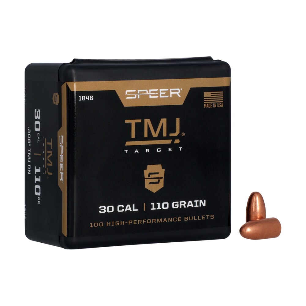 speer 1846 tmj 30cal 110gr total metal jacket round nose 100 per box/5 case Speer 1846 TMJ 30Cal 110gr Total Metal Jacket Round Nose 100 Per Box/5 Case Sports South item 29057