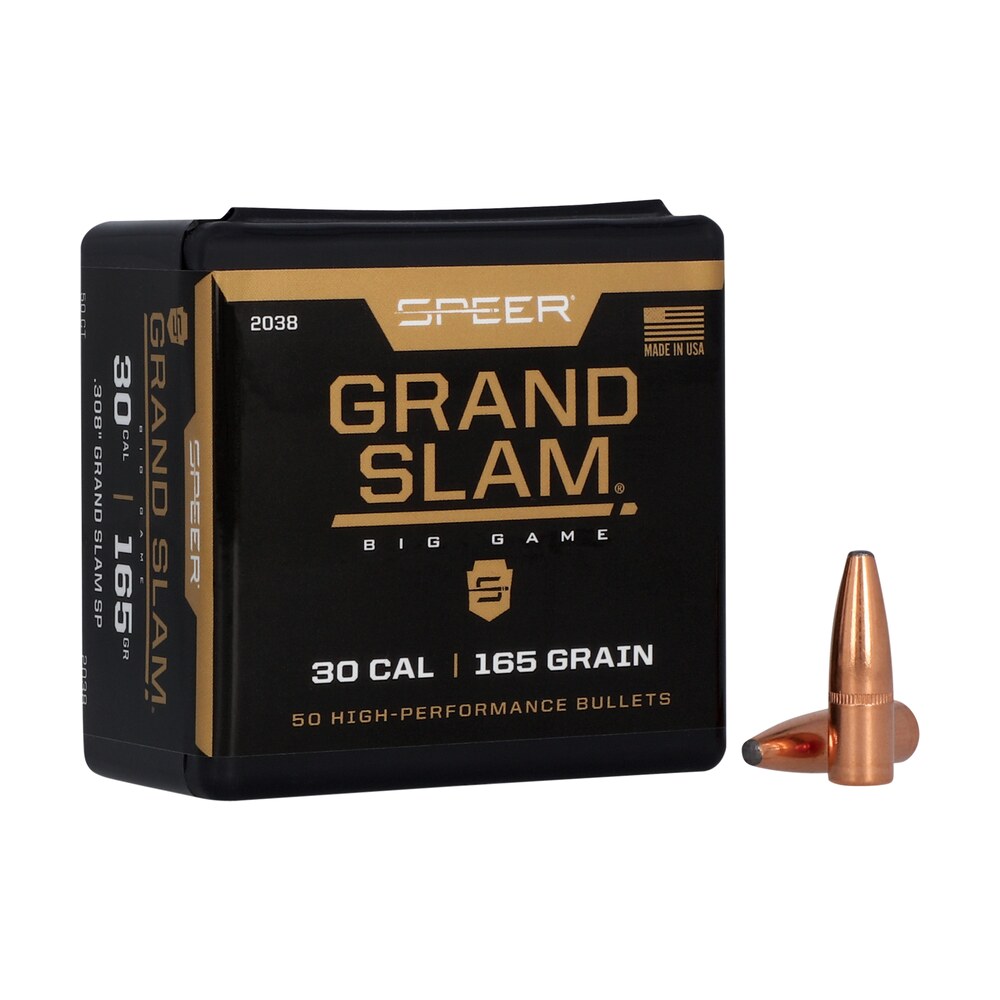 speer 2038 grand slam 30cal 165gr soft point 50 per box/5 case Speer 2038 Grand Slam 30Cal 165gr Soft Point 50 Per Box/5 Case Sports South item 29071