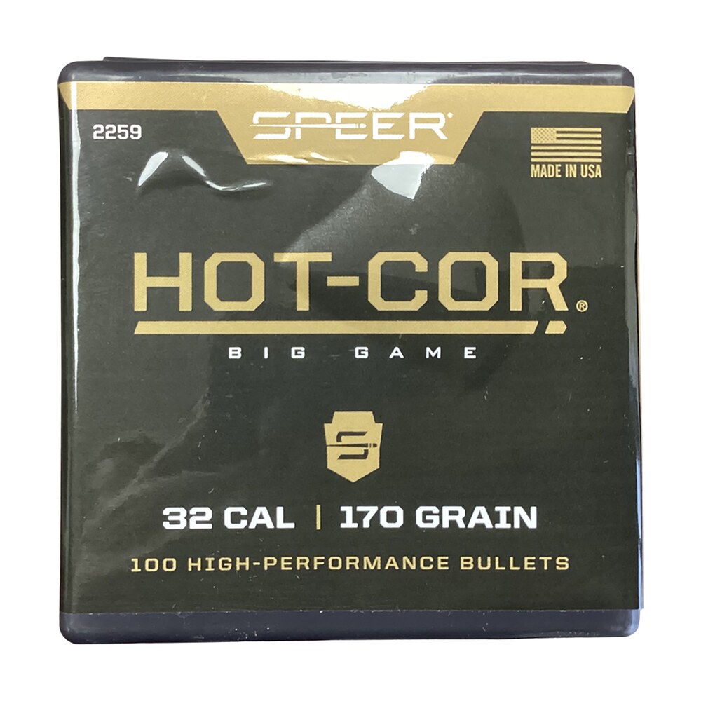 speer 2259 hot cor 32cal 170gr soft point flat nose 100 per box/5 case Speer 2259 Hot-Cor 32Cal 170gr Soft Point Flat Nose 100 Per Box/5 Case Sports South item 29085