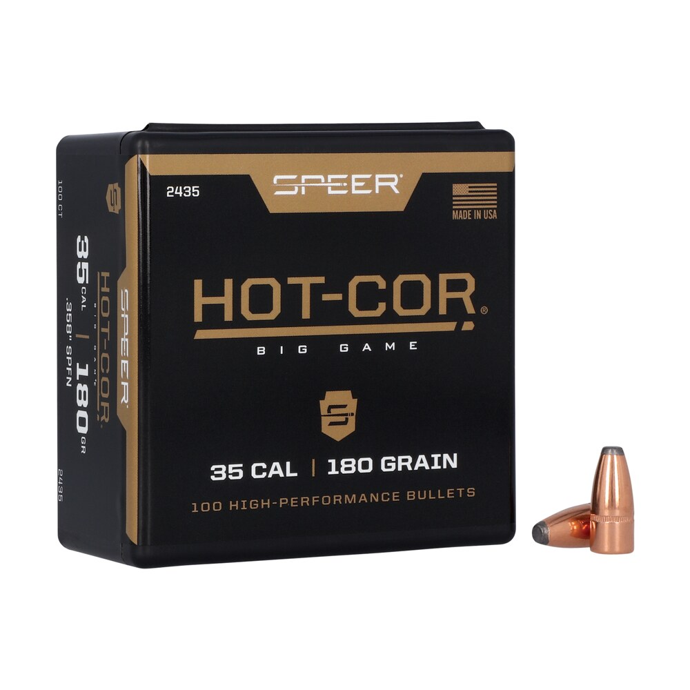 speer 2435 hot cor 35cal 180gr spitzer soft point 100 per box/5 case Speer 2435 Hot-Cor 35Cal 180gr Spitzer Soft Point 100 Per Box/5 Case Sports South item 29094