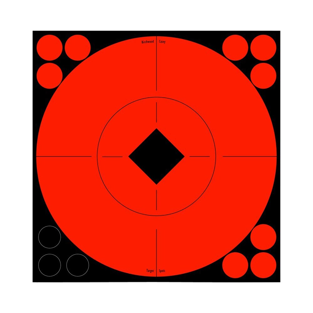 birchwood casey 33916 target spots self adhesive paper black/red 8″ bullseye 8 pack Birchwood Casey 33916 Target Spots Self-Adhesive Paper Black/Red 8" Bullseye 8 Pack Sports South item 29420