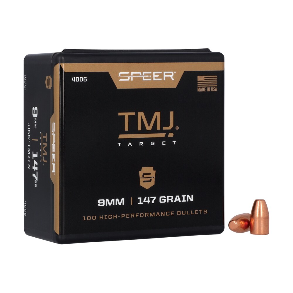 speer 4006 tmj 9mm 147gr total metal jacket 100 per box/5 case Speer 4006 TMJ 9mm 147gr Total Metal Jacket 100 Per Box/5 Case Sports South item 29658