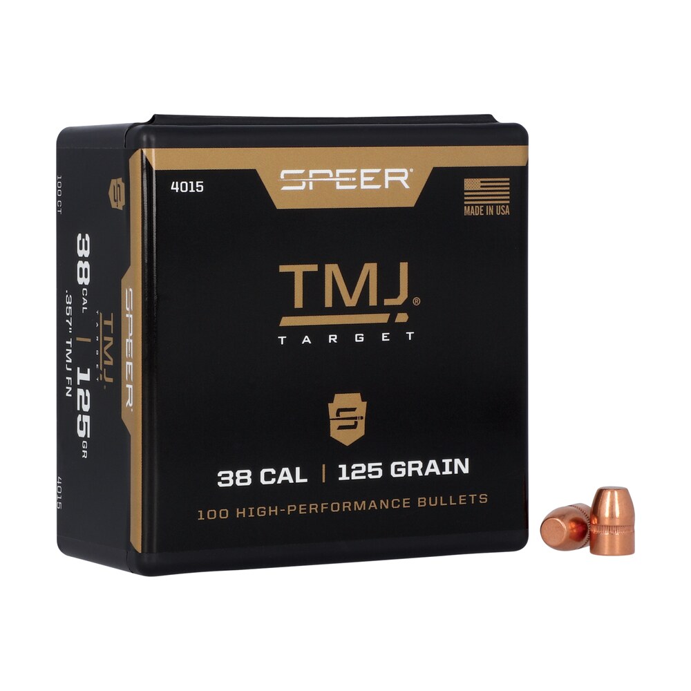 speer 4015 handgun 38cal 125gr total metal jacket 100 per box/5 case Speer 4015 Handgun 38Cal 125gr Total Metal Jacket 100 Per Box/5 Case Sports South item 29663