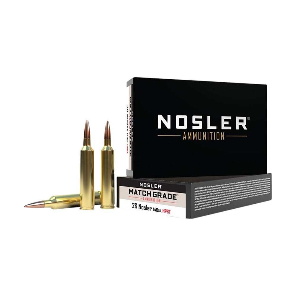 nosler 51288 match grade 26nosler 140gr custom competition hollow point boat tail 20 per box/10 case Nosler 51288 Match Grade 26Nosler 140gr Custom Competition Hollow Point Boat Tail 20 Per Box/10 Sports South item 30229